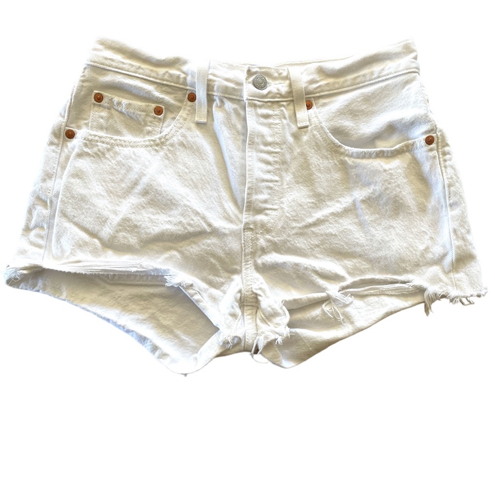 NWOT Levi's White Jean Shorts for Women